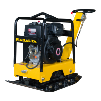 Виброплита реверсивная Masalta MS250-1S дизельная (Kama KM186F, 9.0 л.с., 250 кг, электростартер)