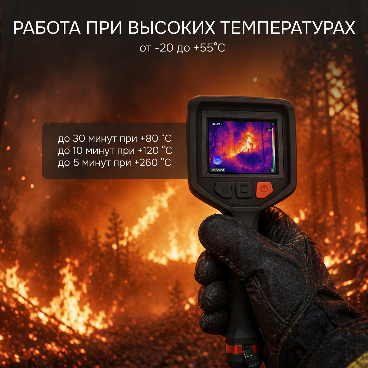 Тепловизор RGK TL-384F Plus с поверкой и опцией 2000 °C - 5